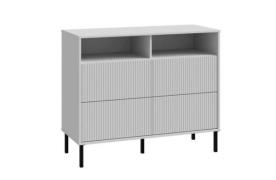 Kommode inkl. 4 schubladen Secret Grau