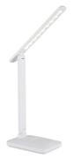 LED-Tischleuchte fixierbar inkl. Tochdimmer und USB mit Akku Weiß