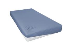 Spannbetttuch ca. 190x200 cm blau Jersey