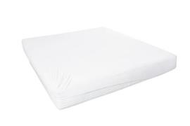 Spannbetttuch ca. 190x200 cm weiß Elastan-Jersey