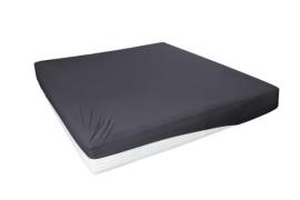 Spannbetttuch ca. 150x200 cm anthrazit Elastan-Jersey