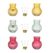 Vase Teelichthalter 1 Stück 2-teilig ca. 11 x 13 cm 3 Sorten unsortier...