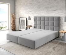 Boxspringgestell Dream-Fine 160x200 cm Mikrofaser Grau