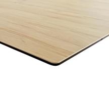 Esstisch Edge 180-220x100 Keramik Laminam® Sabbia Eichefarbig V-Gestel...