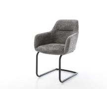 Freischwinger Pejo-Flex Bouclé Grau Freischwinger rund Schwarz Taschen...