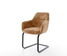 Freischwinger Pejo-Flex Chenille Rost Freischwinger flach Schwarz Tasc...