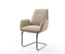 Freischwinger Zoa-Flex Materialmix Schlamm Freischwinger flach Graphit...