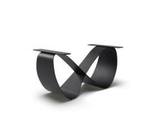 Tischgestell Infinity Metall Schwarz für Ausziehtisch von 180-300 cm