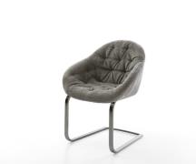 Freischwinger Gaio-Flex Bouclé Soft Schlamm Freischwinger flach Graphi...