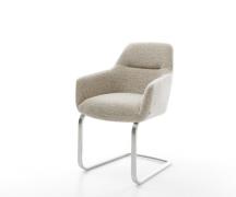 Freischwinger Pejo-Flex Webstoff Soft Beige Freischwinger flach Edelst...