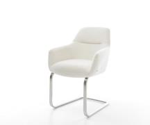 Freischwinger Pejo-Flex Bouclé Soft Beige Freischwinger flach Edelstah...