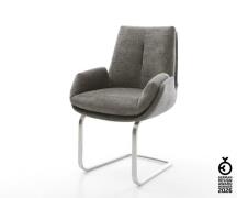 Freischwinger Clea-Flex Bouclé Soft Schlamm Freischwinger flach Edelst...