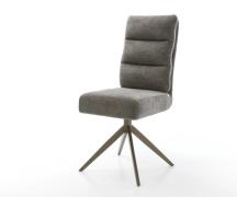 Drehstuhl Pela-Flex Bouclé Soft Schlamm Kreuzgestell breit Effektfinis...