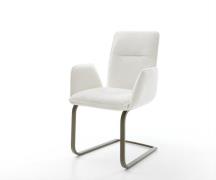 Freischwinger Vinja-Flex Bouclé Soft Beige Freischwinger flach Effektf...