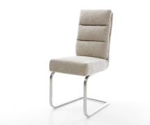 Freischwinger Pela-Flex Webstoff Soft Beige Freischwinger flach Edelst...