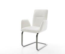 Freischwinger Vinja-Flex Bouclé Soft Beige Freischwinger flach Graphit