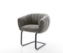 Freischwinger Jada-Flex Bouclé Soft Schlamm Freischwinger flach Schwar...