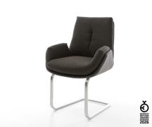 Freischwinger Clea-Flex Materialmix Schwarz Freischwinger flach Edelst...