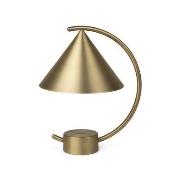 Meridian LED Lampe ohne Kabel / Metall - H 26 cm - Ferm Living - Gold