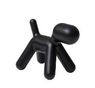 Dekoration Puppy XS plastikmaterial schwarz / L 18,5 cm - Magis - Schw...
