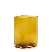 Vase Silex Medium glas gelb / H 27 cm - Serax - Gelb