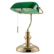 Lindby - Milenka Tischleuchte Polished Brass/Green