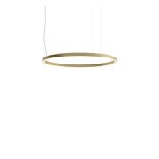 Luceplan - Compendium Circle LED Pendelleuchte Ø110 Brass
