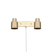 Globen Lighting - Clark 2 Wandleuchte Brushed Brass