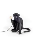 Seletti - Monkey Sitting Außen Tischleuchte Schwarz
