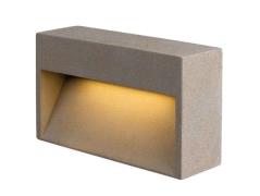 SLV - Concreto LED Außen Wandleuchte L IP65 Light Grey