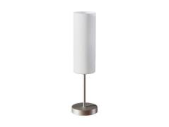 Lindby - Vinsta Tischleuchte Opal White/Satin Nickel