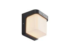 Lindby - Adenike LED Außen Wandleuchte w/Sensor Dark Grey