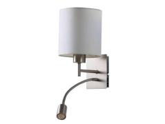 Lindby - Camilo Wandleuchte Nickel/White