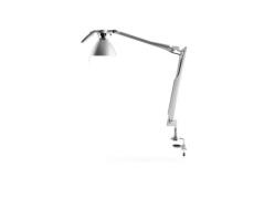 Luceplan - Fortebraccio Tischleuchte m/ 2 Arme Klampe m/Schalter Metal...