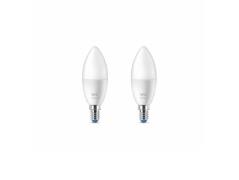 WiZ - Leuchtmittel Smart Color 4,9W 470lm 2700-6500K 2-pack Kerzen E14