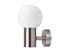 Lindby - Tomma Außen Wandleuchte Stainless Steel/Opal White Lindby