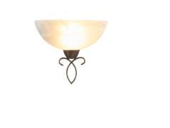 Lindby - Mohija Wandleuchte Alabaster White/Antique Gold Lindby