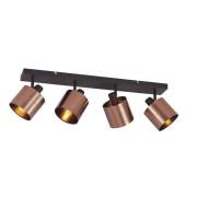 Lindby - Joudy 4 Deckenleuchte Bronze/Black