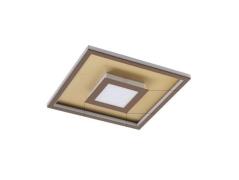 Lindby - Pekela Square LED Deckenleuchte L40 Rust/Matt Gold