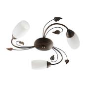 Lindby - Stefania 3 Deckenleuchte White/Black-Gold