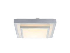 Lindby - Mirco Square LED Deckenleuchte L37,5 Alu/White Lindby