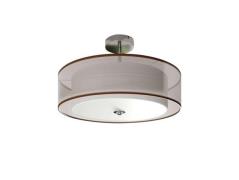 Lindby - Pikka LED Deckenleuchte Brown/White Lindby