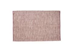 Hübsch - Poppy Rug 120x180 Burgundy/White