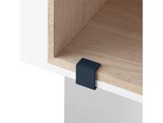 Muuto - Mini Stacked Storage System Clips set of 5 Midnight Blue Muuto