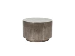 House Doctor - Rota Coffee Table H35 Ø50 Brushed Silver House Doctor