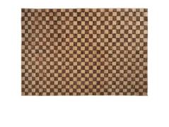 Ferm Living - Check Wool Jute Rug 140x200 Coffee/Natural