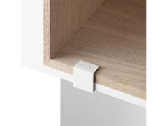 Muuto - Mini Stacked Storage System Extra Clips (1 pcs.) White