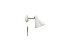 DybergLarsen - Sleep Wandleuchte Shiny White/Antique Brass