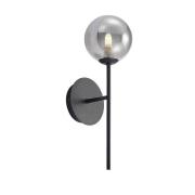 Lucande - Wynina 1 Wandleuchte Black/Smoke