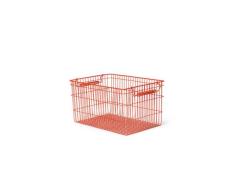 Ferm Living - Cala Stackable Baskets Set of 2 Poppy Rot